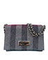 Claudia Glitter Chain Bag, front view
